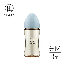 【小獅王辛巴】蘊蜜鉑金PPSU寬口防脹氣奶瓶270ml-全齡適用 晨藍