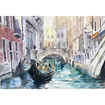 【玲廊滿藝】胡令豪-威尼斯貢多拉39x54cm