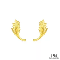 【點睛品】V&A博物館系列 古典主義 黃金耳環(一對)