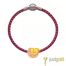 【Just Gold 鎮金店】Kiki&Lala純金串珠(月亮)