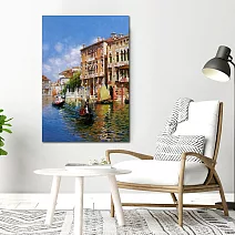 【御畫房】威尼斯之二 國家一級畫師手繪油畫60×90cm VF-98 (客製商品)