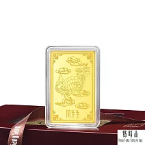 【點睛品】長壽龜 珍藏黃金金片_計價黃金(50克)