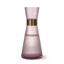 Rosendahl Grand Cru 摺紋玻璃水瓶 （1L、胭脂粉）