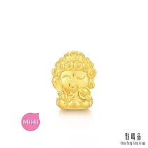 【點睛品】 Charme Mini  生肖本名佛 不動尊菩薩 黃金串珠(雞)