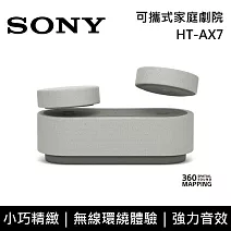 【限時優惠】SONY 索尼 HT-AX7 可攜式家庭劇院 無線喇叭 環繞音效 台灣公司貨