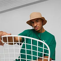 PUMA 流行系列 Techlab 男女漁夫帽-卡其-02438503 L-XL 卡其