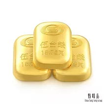 【點睛品】伍台錢x3塊 黃金金條_計價黃金(共56.25克)