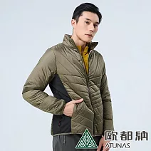 【ATUNAS 歐都納】男款THERMOLITE科技纖維外套A8GA2313M/保暖/防潑水* M 橄綠