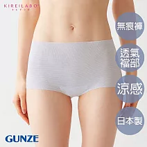 【日本GUNZE】吸濕快乾無痕三角小褲 M 淺紫