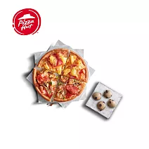 必勝客 六吋個人夏威夷+總匯雙拼QQ球