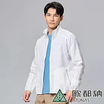 【ATUNAS 歐都納】男款精彩隨行外套A2GA2306M*- M 白