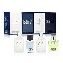 Calvin Klein 凱文克萊 CK 男生小香禮盒(CK one 10mlX2入+永恆10ml+無畏之心5ml)-贈紙袋