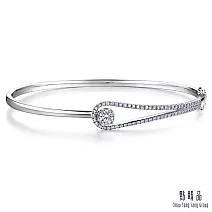 【點睛品】50分 耀眼流星 18K金鑽石手環(06)