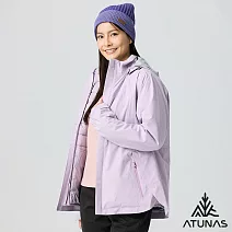 【ATUNAS 歐都納】女款防水2IN1+羽絨兩件式外套A1GA2502W*- S 薰衣草紫
