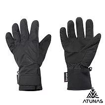 【ATUNAS 歐都納】中性款防水保暖手套A1AG2502N- M 黑