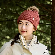 【ATUNAS 歐都納】GORE WINDSTOPPER防風保暖毛帽/針織帽A1AH2304N- 焦糖棕