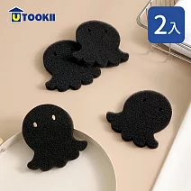 【UTOOKII】造型毛絮吸附洗衣海綿-2入- 章魚款