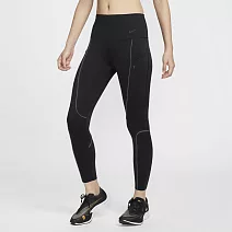 NIKE AS W NK GO HR 7/8 TGHT RFLCTV 女 緊身長褲-FZ0006010 L 黑色