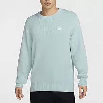 NIKE AS M NK CLUB CREW SWEATER 男 長袖上衣-FQ2913474 2XL 藍色