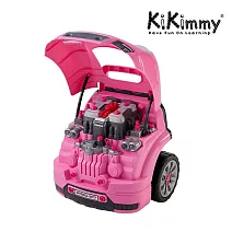 【Kikimmy】2IN1移動式拆裝模型工作車  甜心粉