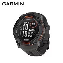 GARMIN INSTINCT 3 Solar 本我系列 太陽能GPS腕錶 50mm  石墨灰