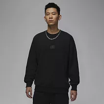 NIKE AS M J FLT FLC CREW 男圓領套頭衫-FV7260010 L 黑色