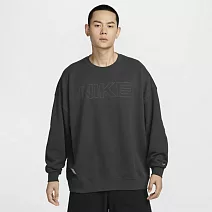 NIKE AS M NK CLUB FT OS CREW GCEL 男圓領套頭衫-HV8225070 2XL 灰色