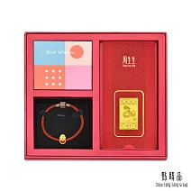 【點睛品】如意蛇 黃金串珠禮盒(彌月/生日/紀念)