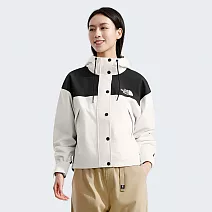 The North Face W REIGN ON JACKET - AP 女防水外套-NF0A8DGKROU L 白色