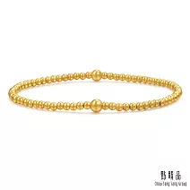 【點睛品】轉運小金珠 黃金手鍊_計價黃金(04)