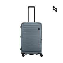 【LOJEL】升級版 CUBO 28吋 前開式擴充 防盜防爆 雙齒拉鍊 岩石藍