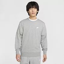 NIKE AS M NK CLUB FT CREW 男長袖上衣-FN3889063 2XL 灰色
