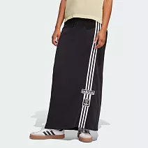 ADIDAS MAXI SKIRT 女休閒長裙-JC8538 XS 黑色