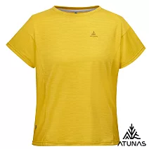 【ATUNAS 歐都納】女款循環排汗透氣短袖T恤/大尺碼A8TS2527WC*- S 霧黃