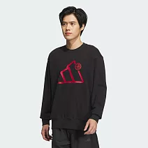 ADIDAS CM DK CREW 男長袖上衣-JM1002 M 黑色