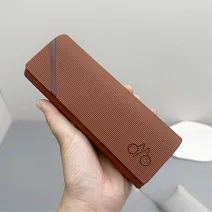 seoul show首爾秀 全鐵橫紋皮質硬殼防壓墨鏡老花近視太陽眼鏡盒  棕色