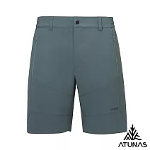 【ATUNAS 歐都納】男款彈性透氣五分褲/短褲/A8PAGZ01M*- M 深鯨灰