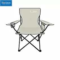 【Horizon 天際線】戶外輕便折疊野餐椅/露營椅/摺疊椅 白米黃