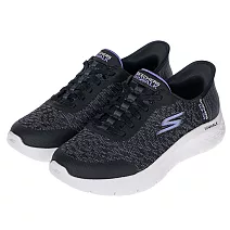 SKECHERS GO WALK FLEX 寬楦款 女 健走鞋-124842WBKLV US6 黑色