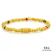 【點睛品】金歲轉運 黃金手鍊_計價黃金(06)