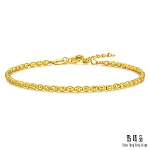【網路獨家款】點睛品 閃亮小米粒 黃金手鍊_計價黃金