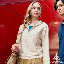 【ATUNAS 歐都納】女款ALL LOVE再生蚊瘋不動外套/大尺碼/涼感輕薄/防曬透氣外套A1GA2505WR- S 米卡