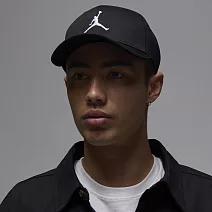 NIKE U J RISE CAP S CB SPRT 休閒帽-HJ0627010 S 黑色