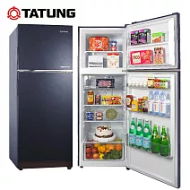 【TATUNG大同】330公升一級能效變頻雙門冰箱 (TR-B1332VDB) 墨青