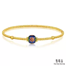 【點睛品】彩珠碎碎金 黃金手鍊_計價黃金