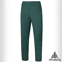 【ATUNAS 歐都納】男款蚊瘋不動彈性長褲/大尺碼A1PA2515M- M 深軍綠