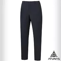 【ATUNAS 歐都納】男款蚊瘋不動彈性長褲/大尺碼A1PA2515M- M 黑