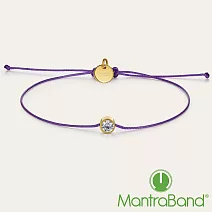 MANTRABAND 紫線單鑽手鍊 I AM DIVINELY GUIDED 神聖指引