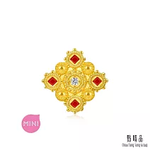 【點睛品】V&A博物館系列 守護之愛 鑽石黃金串珠