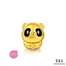 【點睛品】Charme Mini 熊貓想賴床 黃金串珠